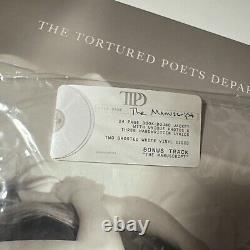 Taylor Swift Signed HEART The Tortured Poets Department Vinyl +The Manuscript