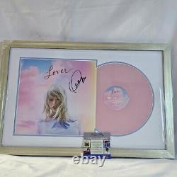 Taylor Swift Signed Lover LP Vinyl Autographed COA Eras