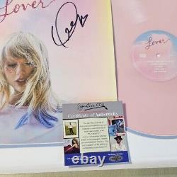 Taylor Swift Signed Lover LP Vinyl Autographed COA Eras