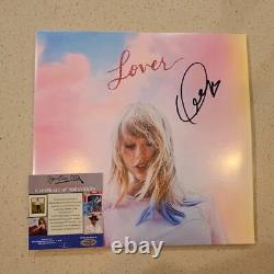 Taylor Swift Signed Lover LP Vinyl Autographed COA Eras