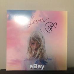 Taylor Swift Signed Lover vinyl promo LP record ME you need to calm down