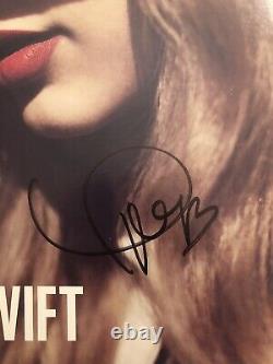 Taylor Swift Signed Red Vinyl Signed Authentic Autograph RARE