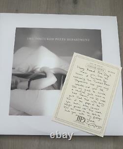 Taylor Swift Signed TTPD Tortured Poets Department Vinyl with Heart and RSD Note