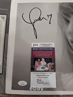 Taylor Swift TTPD Vinyl Record Signed Insert with Heart? JSA Certified