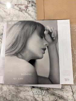 Taylor Swift TTPD Vinyl Record Signed Insert with Heart? JSA Certified