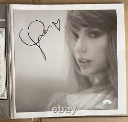 Taylor Swift The Tortured Poets Department Vinyl Signed Insert withHeart & JSA COA