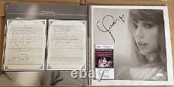 Taylor Swift The Tortured Poets Department Vinyl Signed Insert withHeart & JSA COA