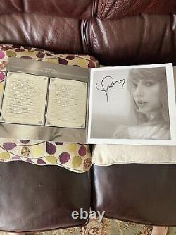 Taylor Swift Tortured Poets Department Vinyl The Manuscript Hand SIGNED Insert