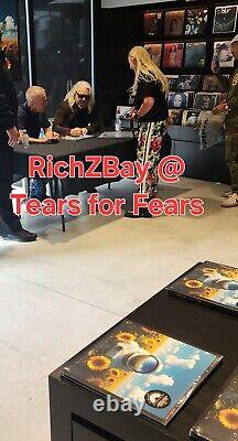 Tears For Fears Signed Autographed 2 LP Vinyl Songs For a Nervous Planet RARE