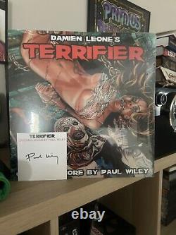 Terrifier Score Movie Soundtrack 180g Vinyl Signed Card by Paul Wiley NEW