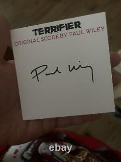 Terrifier Score Movie Soundtrack 180g Vinyl Signed Card by Paul Wiley NEW