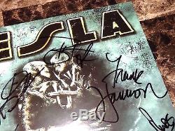 Tesla Rare Band Signed Limited Edition Forevermore Vinyl Record Set Classic Rock