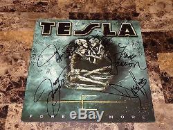 Tesla Rare Band Signed Limited Edition Forevermore Vinyl Record Set Classic Rock