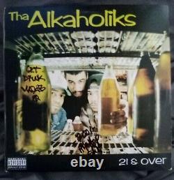 That Alkoholiks 21 & Over LP vinyl record AUTOGRAPHED by the Lootpack
