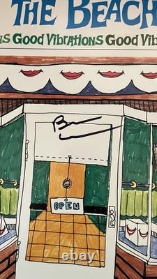 The Beach Boys Smile Vinyl LP Record Signed by Brian Wilson Autographed COA RARE