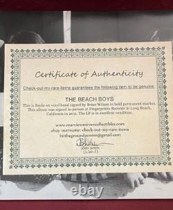 The Beach Boys Smile Vinyl LP Record Signed by Brian Wilson Autographed COA RARE