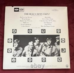 The Beach Boys Smile Vinyl LP Record Signed by Brian Wilson Autographed COA RARE