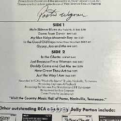 The Best Of Dolly Parton Hand SIgned Album Cover Autographed With SIGNATURE COA