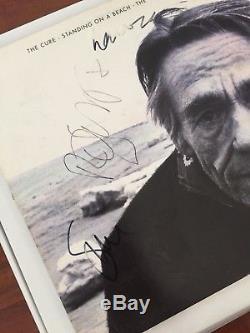 The CURE signed Lp vinyl (Robert, Simon & Lol) Standing On The Beach (siouxsie)