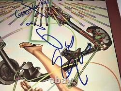 The Cars Rare Band Signed Autographed Heartbeat Vinyl LP Record Ric Ocasek + COA