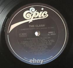 The Clash Authentic Hand Signed Vinyl Record Debut 1st Album Jones Simonon RARE