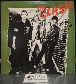 The Clash Self-Titled LP Signed Vinyl Record 4 Signatures COA PLEASE READ