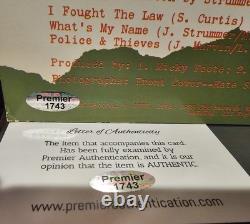 The Clash Self-Titled LP Signed Vinyl Record 4 Signatures COA PLEASE READ