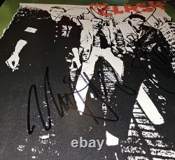 The Clash Self-Titled LP Signed Vinyl Record 4 Signatures COA PLEASE READ