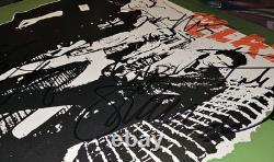 The Clash Self-Titled LP Signed Vinyl Record 4 Signatures COA PLEASE READ