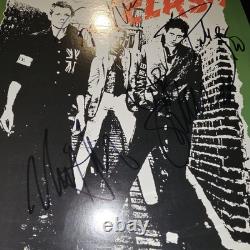 The Clash Self-Titled LP Signed Vinyl Record 4 Signatures COA PLEASE READ