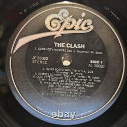 The Clash Self-Titled LP Signed Vinyl Record 4 Signatures COA PLEASE READ