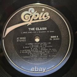 The Clash Self-Titled LP Signed Vinyl Record 4 Signatures COA PLEASE READ