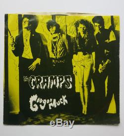 The Cramps Goo Goo Muck 1981 Signed All Members Vinyl Record 45 Kid Congo Rare