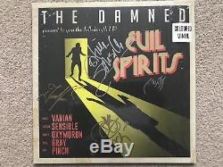 The Damned Evil Spirits Hmv Signed White Vinyl Brand New Limited To 1000