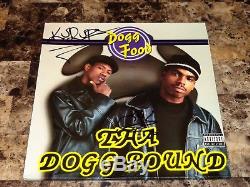 The Dogg Pound Signed Vinyl Record Dogg Food Kurupt & Daz Dillinger Rap Hip Hop