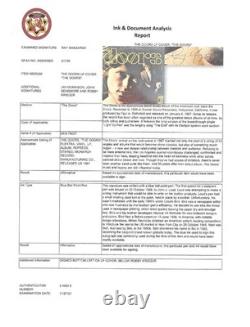 The Doors Debut Album Signed All 4 Morrison Manzarek Krieger Densmore