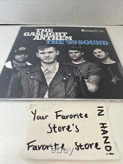 The Gaslight Anthem The'59 Sound Vinyl Record LP Signed Autographed Blue RARE