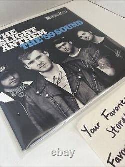 The Gaslight Anthem The'59 Sound Vinyl Record LP Signed Autographed Blue RARE