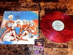 The Go Go's Band Signed 30th Anniversary Vinyl Record Belinda Carlisle VIP Pass