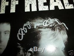 The Jeff Healey Band Rare Hand Signed Vinyl LP Record Hell To Pay Blues Guitar