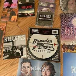 The Killers Direct Hits Sealed + 35 collectors Autographed Vinyls. Posters CD