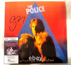 The Police STING Zenyatta Mondatta Signed 12' Vinyl Record Album JSA