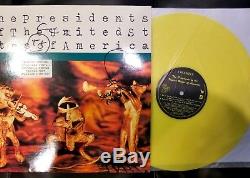 The Presidents of the United States of America Signed Limited Yellow Vinyl