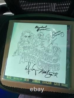 The Revenge of Alice Cooper Limited color 2 LP Vinyl Autographed Band Signed NEW