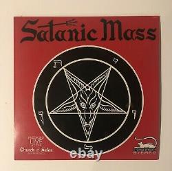 The Satanic Mass Limited Red Vinyl LP Signed and Numbered by Stanton LaVey Satan