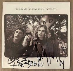 The Smashing Pumpkins SIGNED Rotten Apples 180 Pearl Platinum Vinyl AUTOGRAGHED