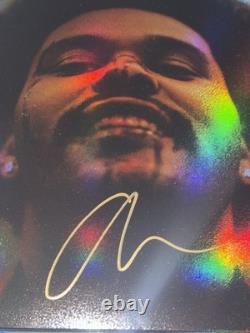 The Weeknd After Hours HOLO VINYL LP Hand Signed Rare Holographic Vinyl