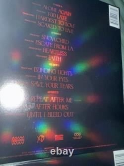 The Weeknd After Hours HOLO VINYL LP Hand Signed Rare Holographic Vinyl