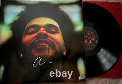 The Weeknd After Hours SIGNED Holographic Vinyl 2xLP Autographed NEW Rare