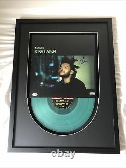 The Weeknd Kiss Land Hand Signed Framed Uv Protected Anti Glare Glass Psa